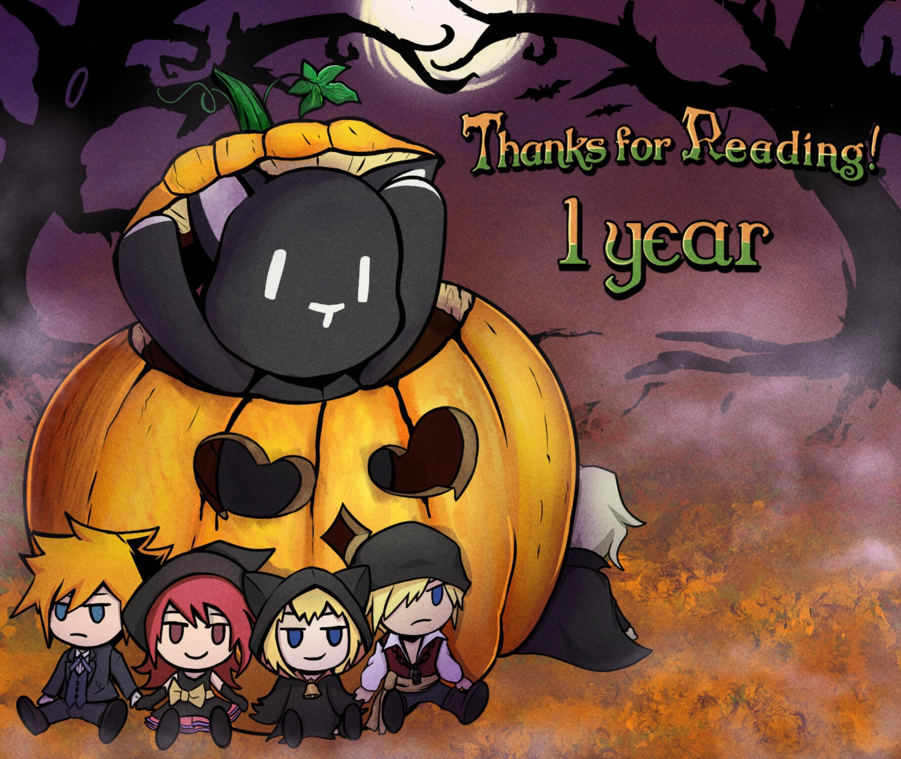 The World Ends With Witches; picture by @WindyKazea